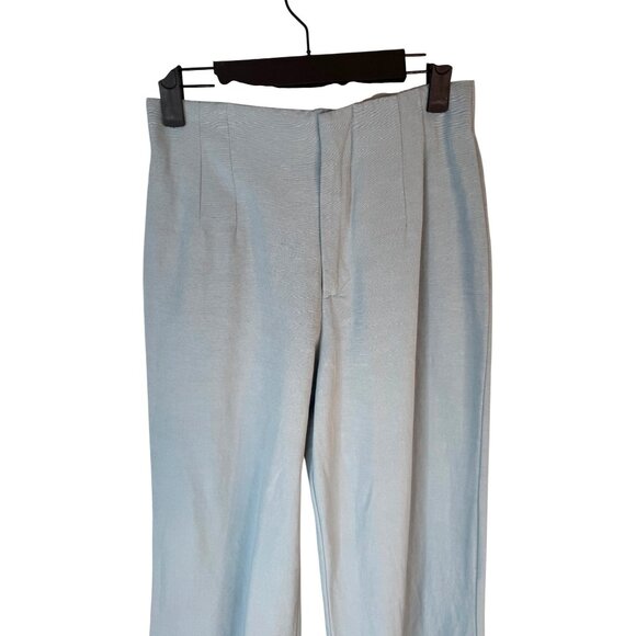 2/$30 ZARA XS Light Blue Wide-Leg Pants Lightweight & Comfortable - Picture 5 of 14